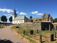 Kerk en klooster Gudhem, onderweg naar Varberg