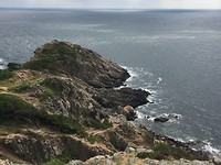 De rotsen op de landtong Kullaberg