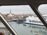 De boot van Bornholm naar Zweden
