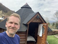 Houten huisje (‘Kota’), camping Echternach