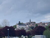 Centrum Liverdun vanaf de camping