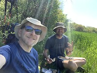 Lunchen in het open veld
