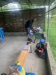 Koken op de camping van Gondrexange