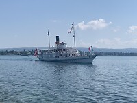 De schoepenradboot van Morges naar Yvoire
