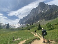 De vallei d’Anterne met zicht op de Mont Blanc