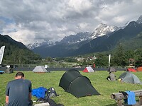 De camping in Les Houches