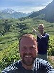 De laatste blik op de Mont Blanc