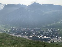 De hoogbouw van Tignes