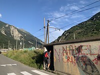 De tunnel onder het spoor, Modane