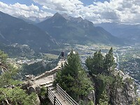 Uitzicht op Briançon