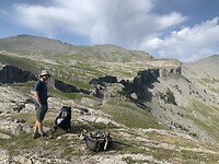 Op weg van Roya naar de col de la Crousette