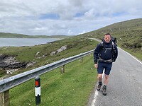 De eerste kilometers op Vatersay