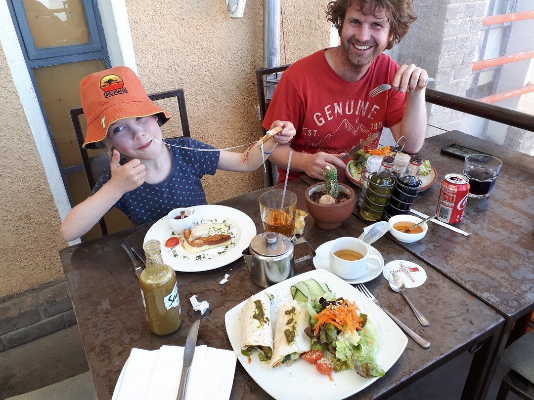 Eten bij het Craft Café. Mjam!