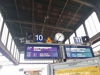 Yes! We hebben de trein gehaald!