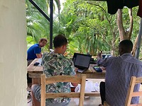 Outside office