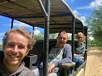 Op safari met collega Tijs