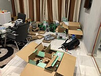 Hoe je hotelkamer eruit ziet de avond voor training en installatie