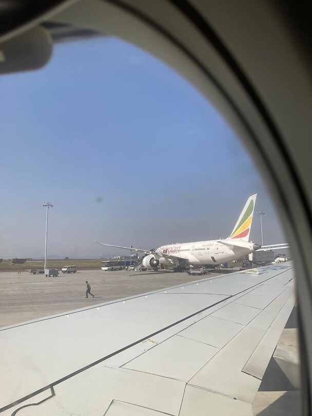 Overstappen op Addis Abeba