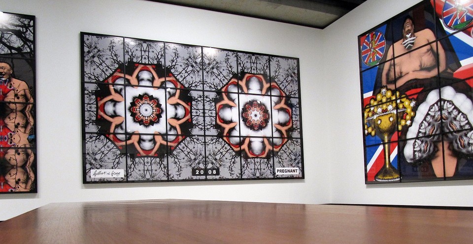 IMG_2607_Mona. "Werken van Gilbert en George