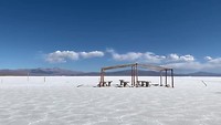 De zoutvlaktes van Salinas Grandes