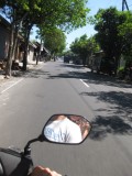 on the road