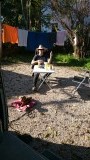 De mannen in het zonnetje