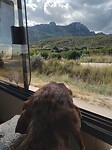 Daar komen de bergen vlakbij de camping