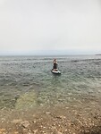 Op de sup, maar meer in de zee ;)