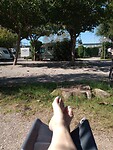 Nog een dagje op de camping Coll vert eraan geplakt