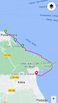 Met de sup naar Javea, 8,5km