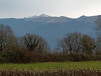 Ons uitzicht vanaf de camping