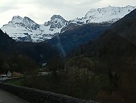 De Pyreneeën! Alleen sneeuw op de toppen