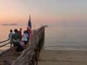 Pier met boot naar Koh Tao