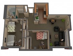 Plattegrond appartement
