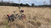 fietsie in park De Hoge Veluwe