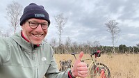 Selfie met m'n fietsie in park De Hoge Veluwe