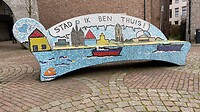 Bankje in Zwolle centrum