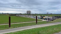 Betonconstructie hoogwatergeul Hondsbroeksche Pleij