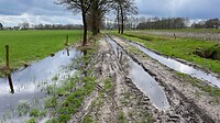 Geplande route die het net wel werd