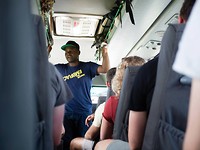 Tour guide Lesley