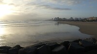 Uitzicht vanaf de pier op Portimão