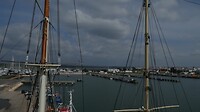 Zelf de mast in, wat een uitzicht!!