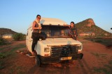 On the road in Kenya