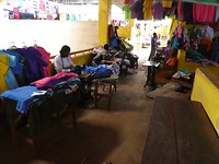 Naaiatelier bovenste etage Central Market