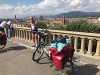 Pose Kees voor Florence