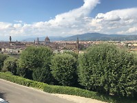 Uitzicht op Florence.
