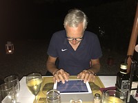 Kees aan het vloggen.