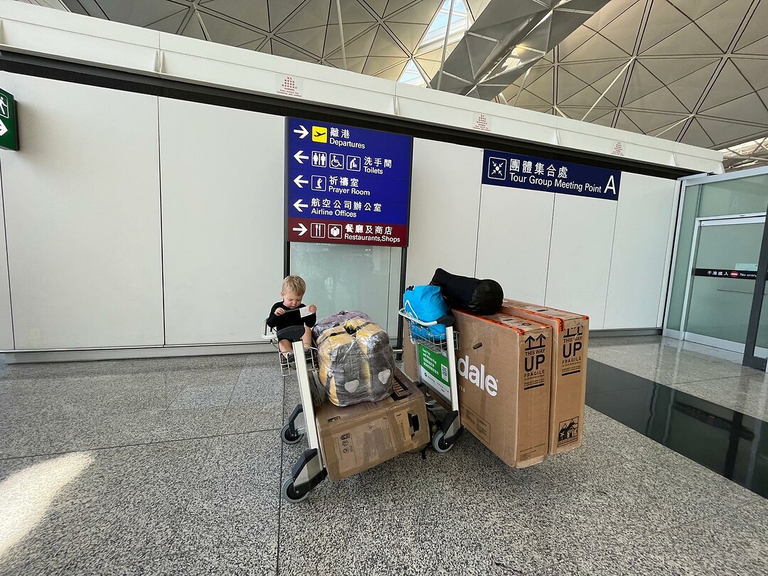 Onze bagage.