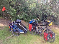 Mijn fiets + karretje