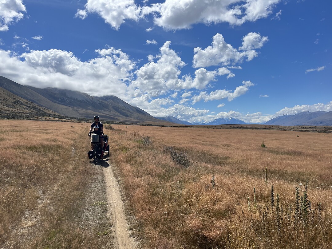 Fietsen op een berg
